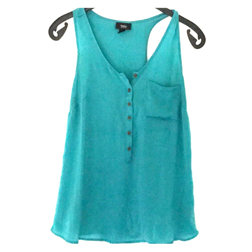 Silky Turquoise Top
